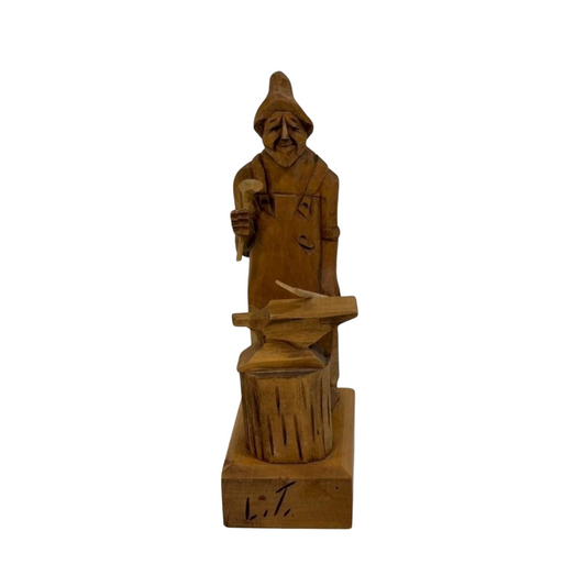 Tremblay Quebec Carving Signed Lit