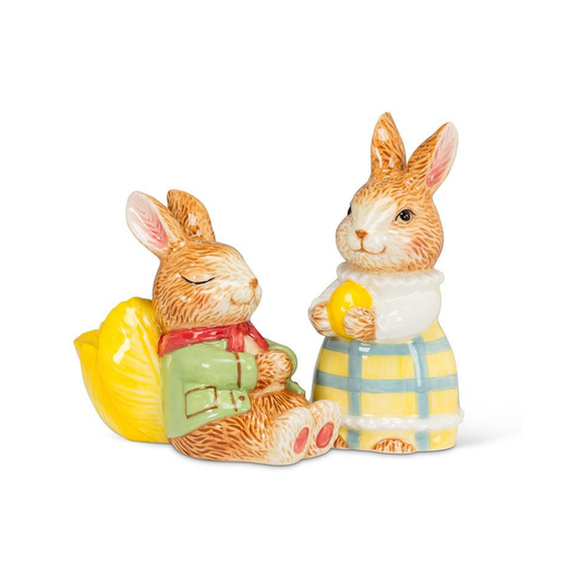 Dress Up Bunnies Salt & Pepper
