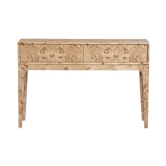 Mappa Console Table - Light Burl