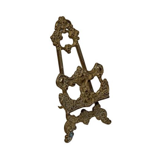 Solid Brass Miniature Easel