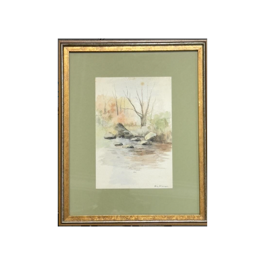 Harriet Louise Jerome Signed Watercolor