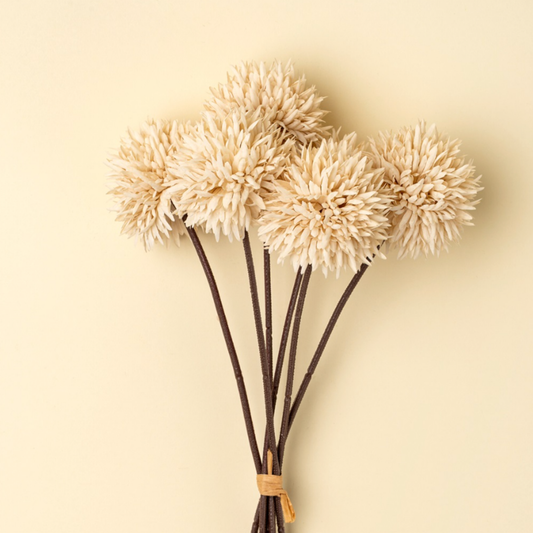 Mini Allium Bouquet, Cream