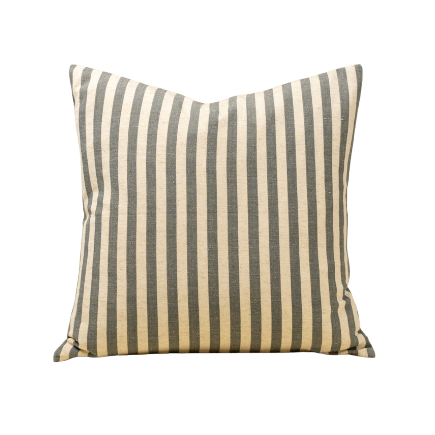 20x20 Narrow Stripe Pillow, Slate Grey