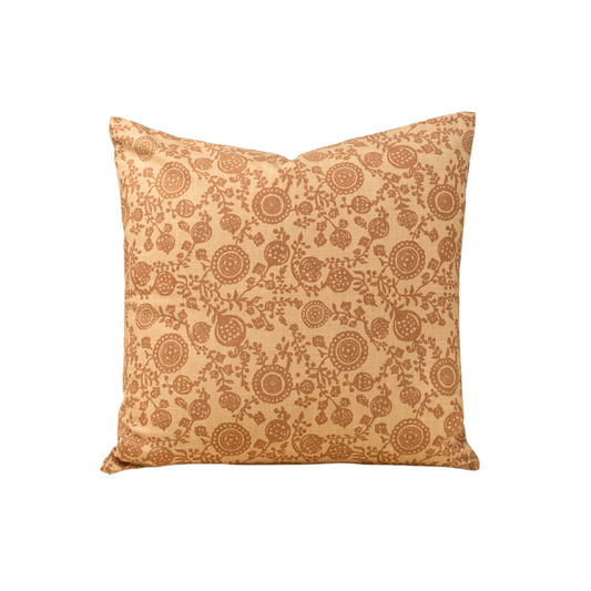 20x20 Pomegranate Pillow, Terracottta