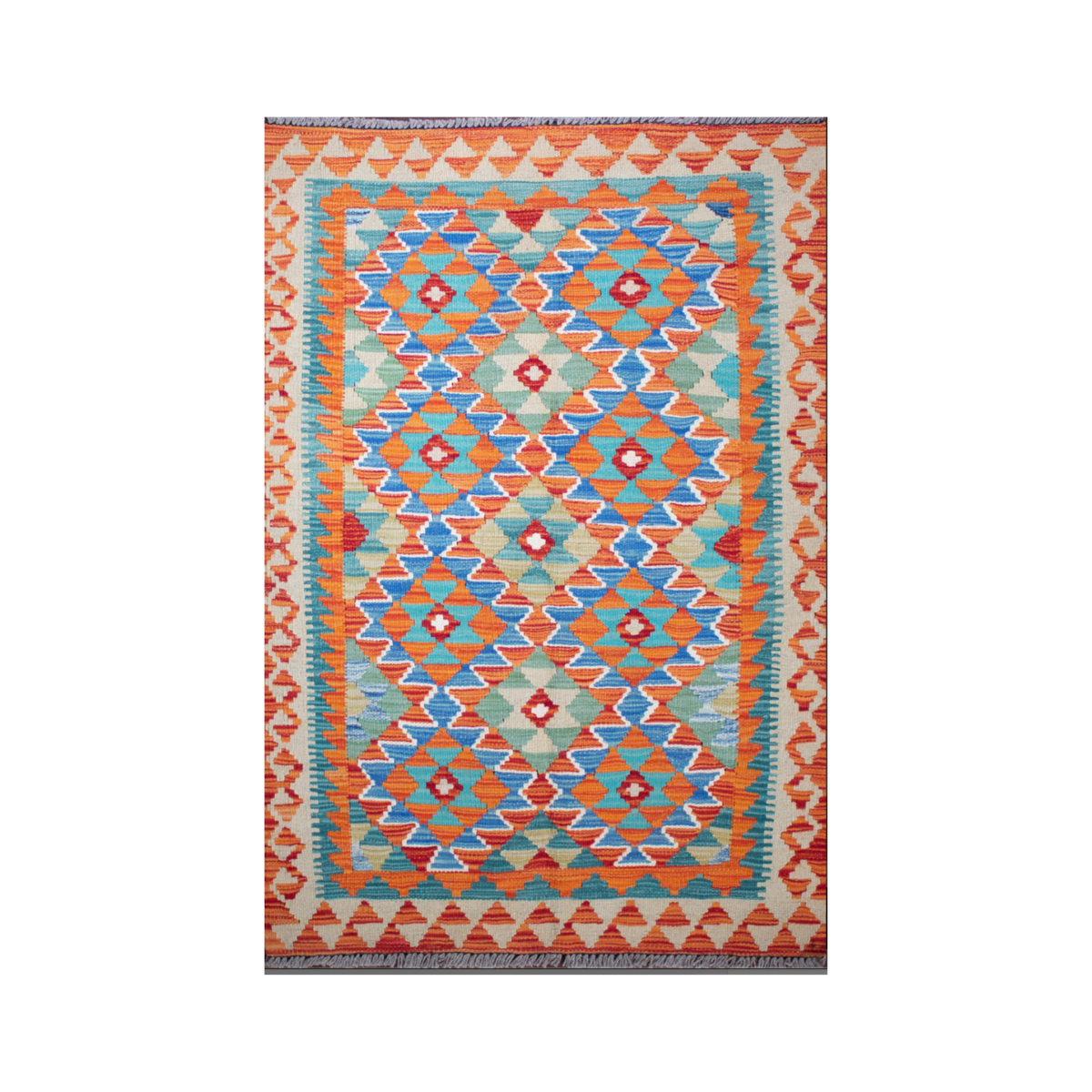 Kilim Maimana Wool Hand Knotted 2'10" x 4'2"