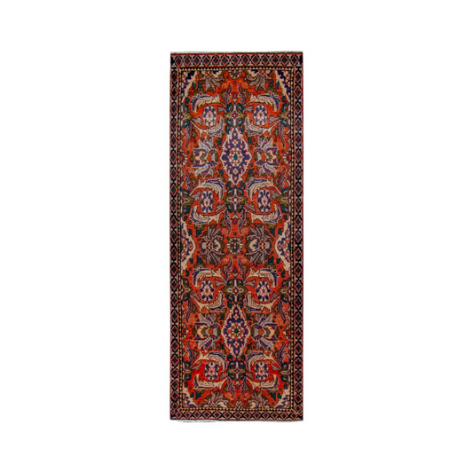 Mehraban Semi-Antique Wool Runner 2'7" X 7'3"