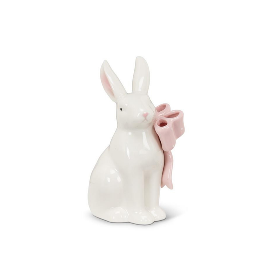 Sitting Bunny with Bow