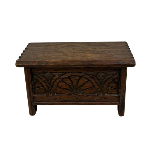 Oak Carved Box