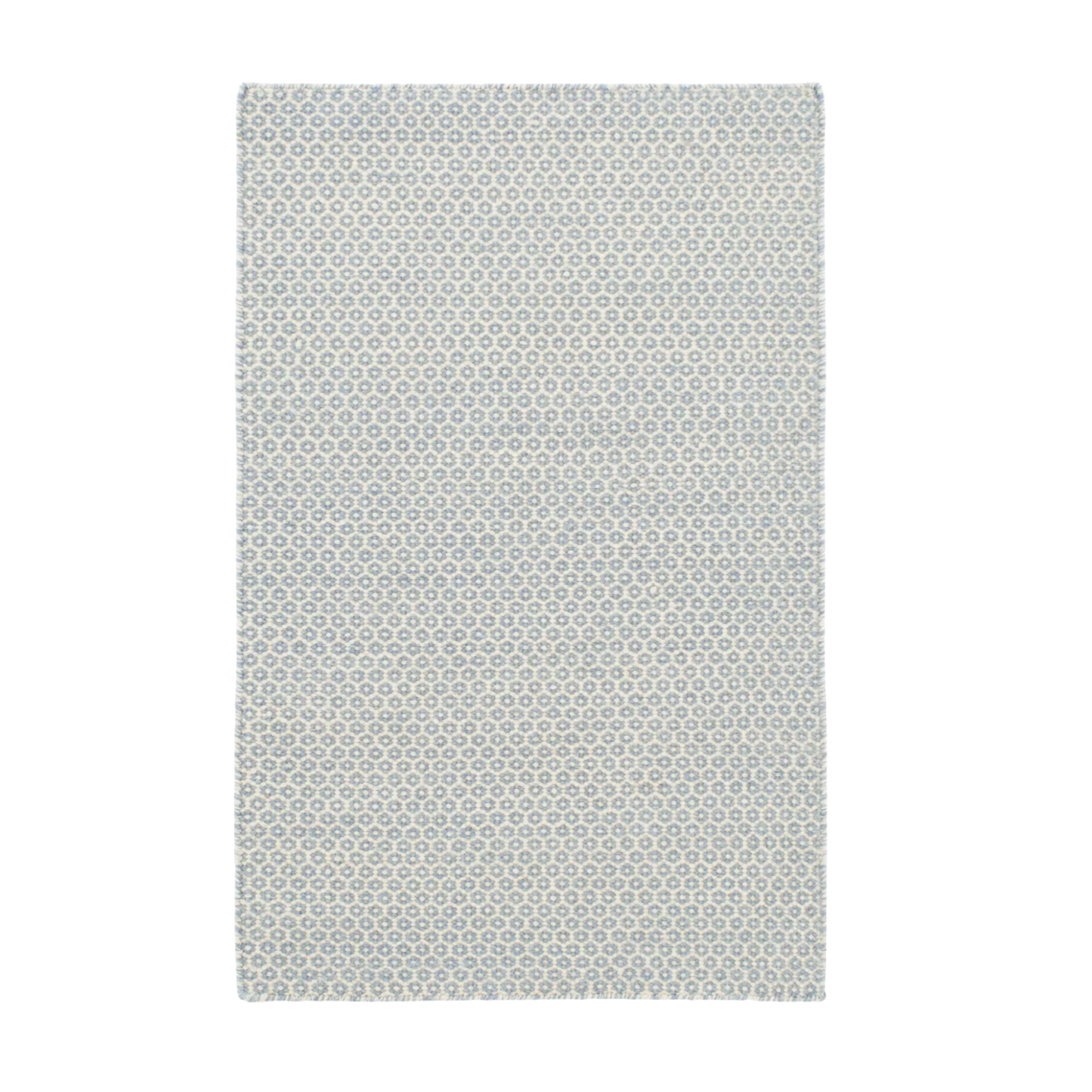 Honeycomb Handwoven French Blue Ivory