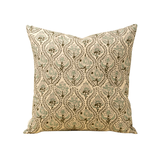 20x20 Lalita Block Print Pillow
