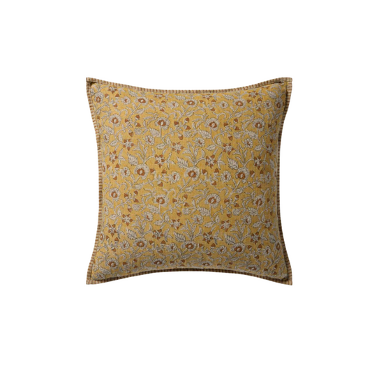 Linen 22" x 22" Pillow Gold/Multi