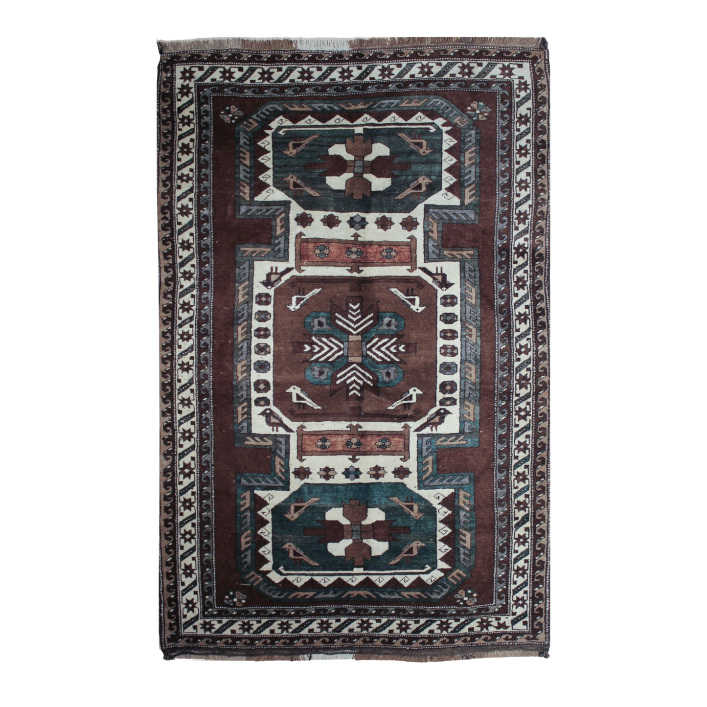 Milas Wool Hand Knotted 4'11" x 7'10"