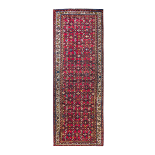 Wool Hand Knotted Runner 2'7" x 9'1"