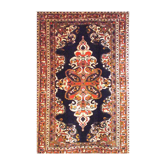 Quchan Vintage Wool Hand Knotted 4'1" x 6'4"