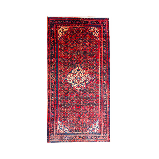 Hosseinabad Vintage Wool Hand Knotted Runner 5'2" x 10'3"