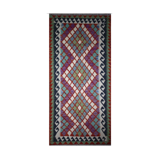 Kilim Maimana Wool Hand Knotted 2'9" x 6'0"