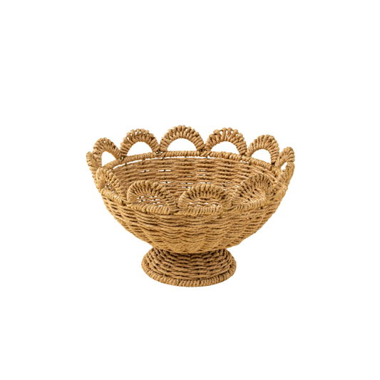 Maya Scalloped Fruit Basket
