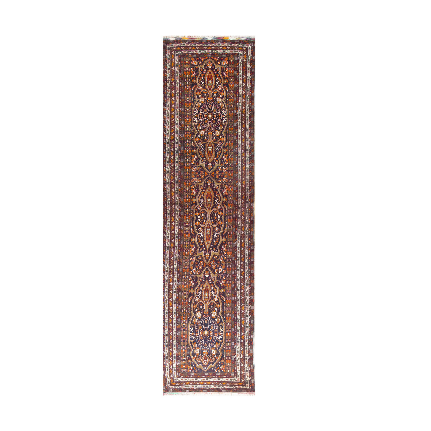 Wool Hand Knotted Runner 2'9" x 12'9"