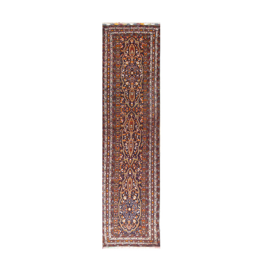 Wool Hand Knotted Runner 2'9" x 12'9"