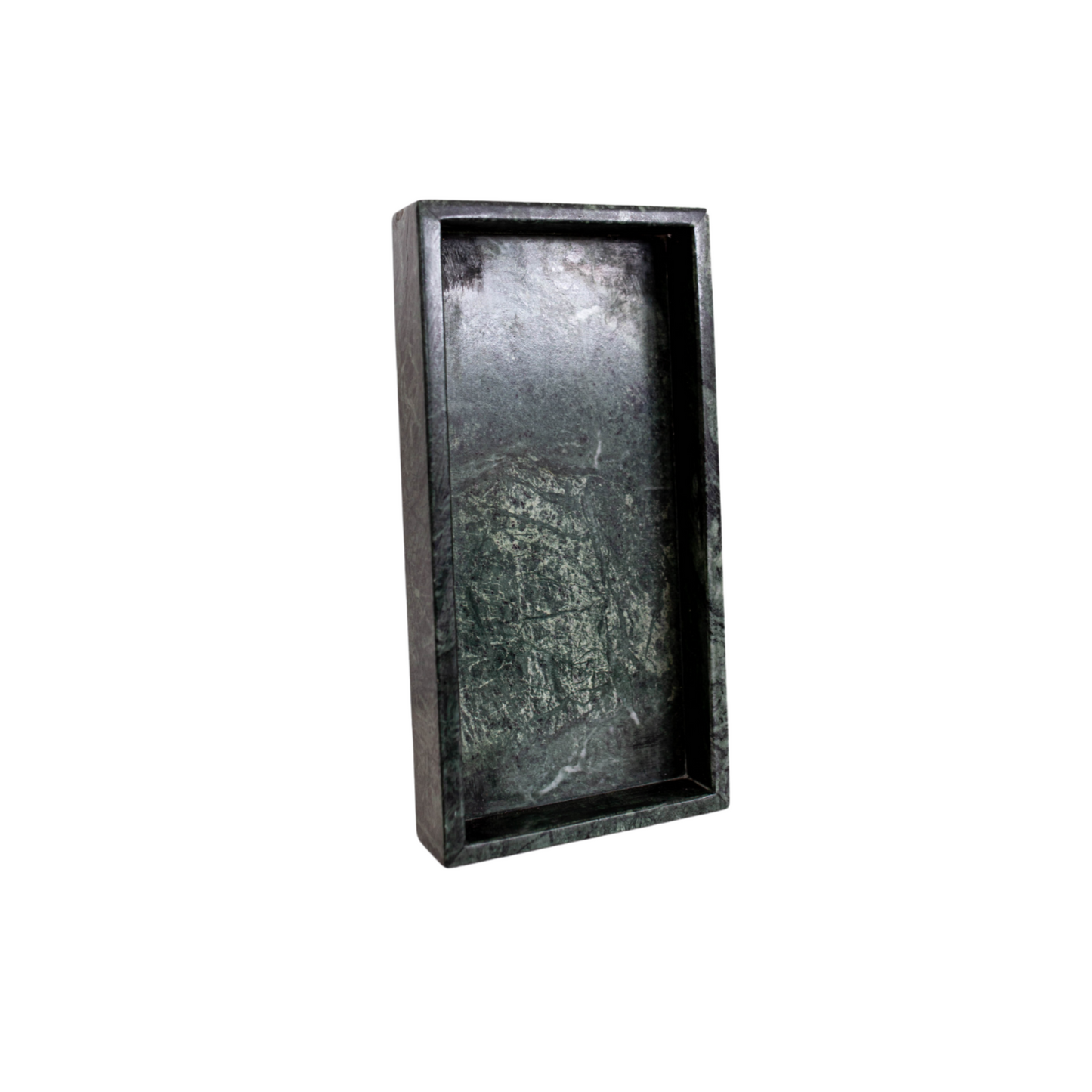 Hand Cut Green Marble Tray