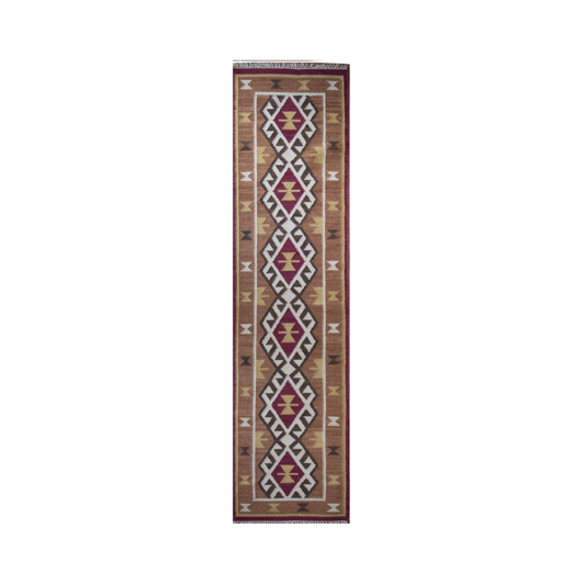 Killim Keisari Multi Wool Hand Woven Runner 2'6" x 9'9"