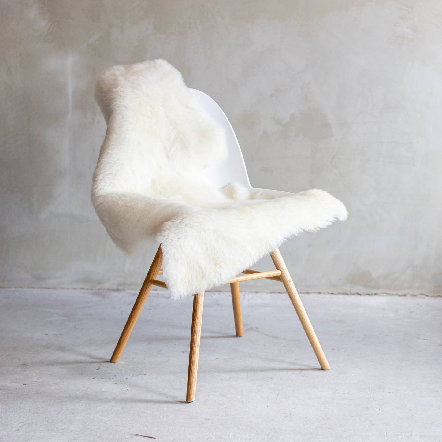 Texel sheepskin white