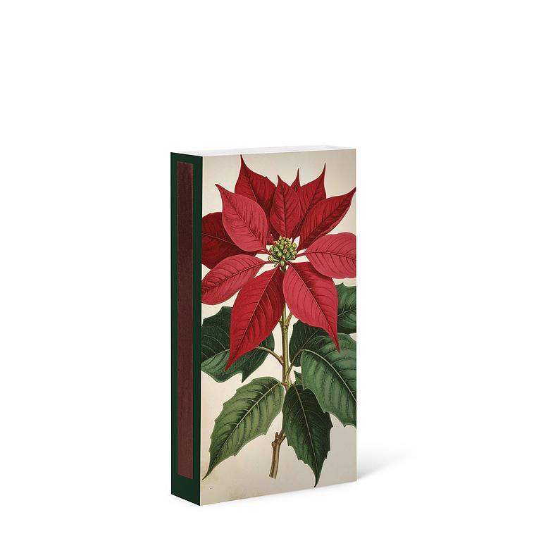 Botanic Poinsettia Matches-45 Stks-4"L