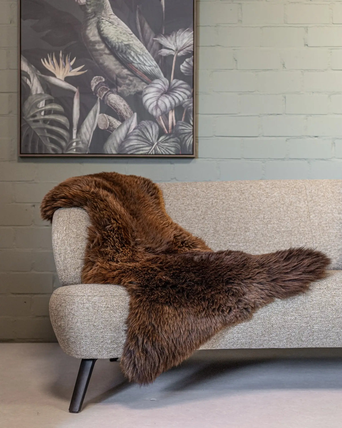 Texel sheepskin brown