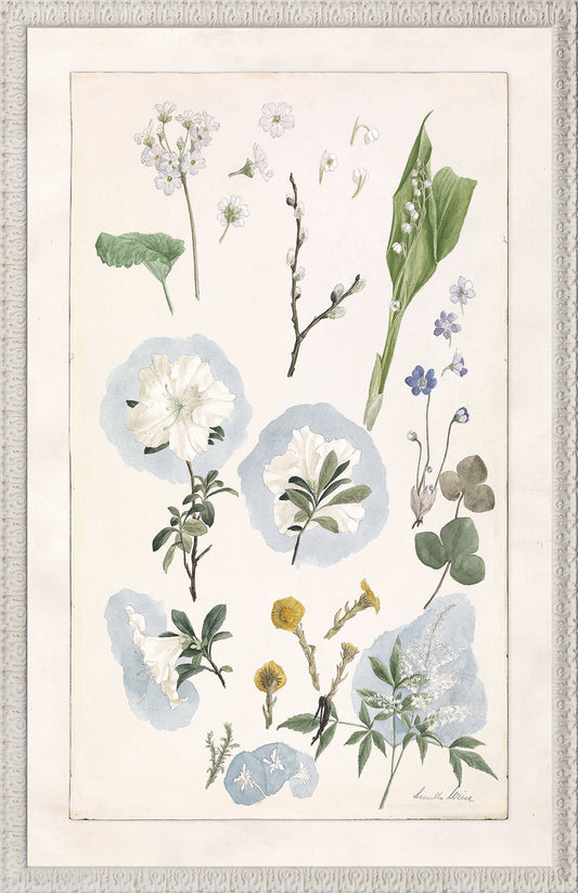 Spring Garden Study C. 1897 Framed Art