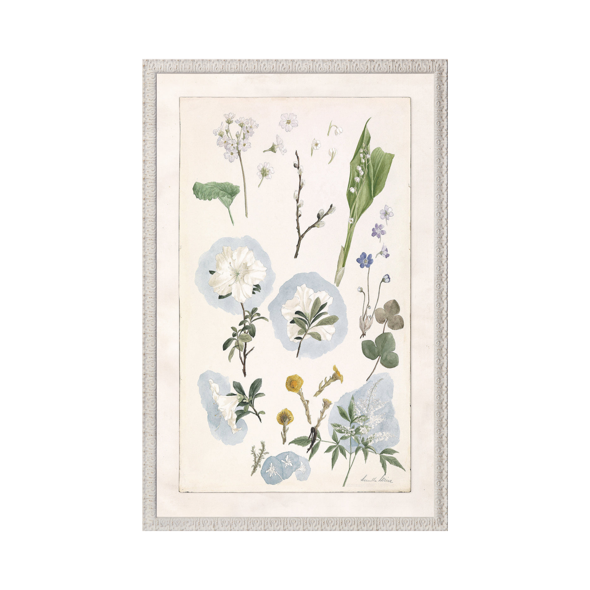 Spring Garden Study C. 1897 Framed Art