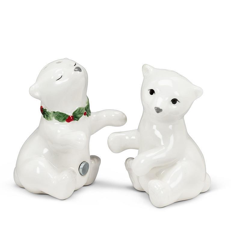 Hugging Polar Bear Cub S&P-3.5"L