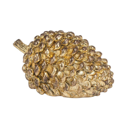 Lg Antique Gold Pinecone-6"L
