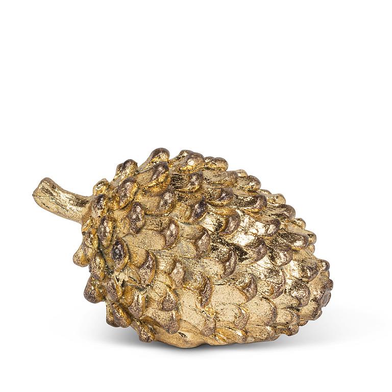 Md Antique Gold Pinecone-5"L