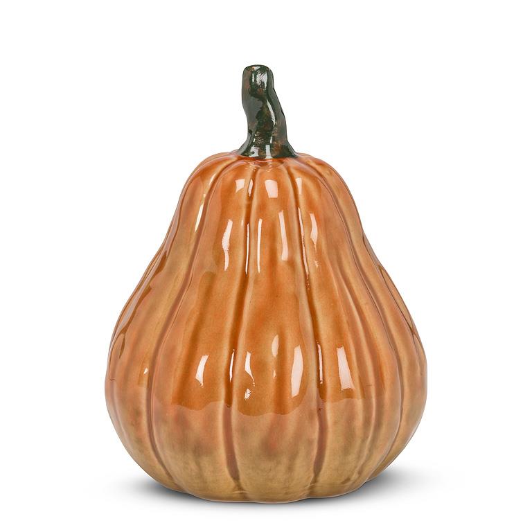 Tall Pumpkin-Orange-7"H