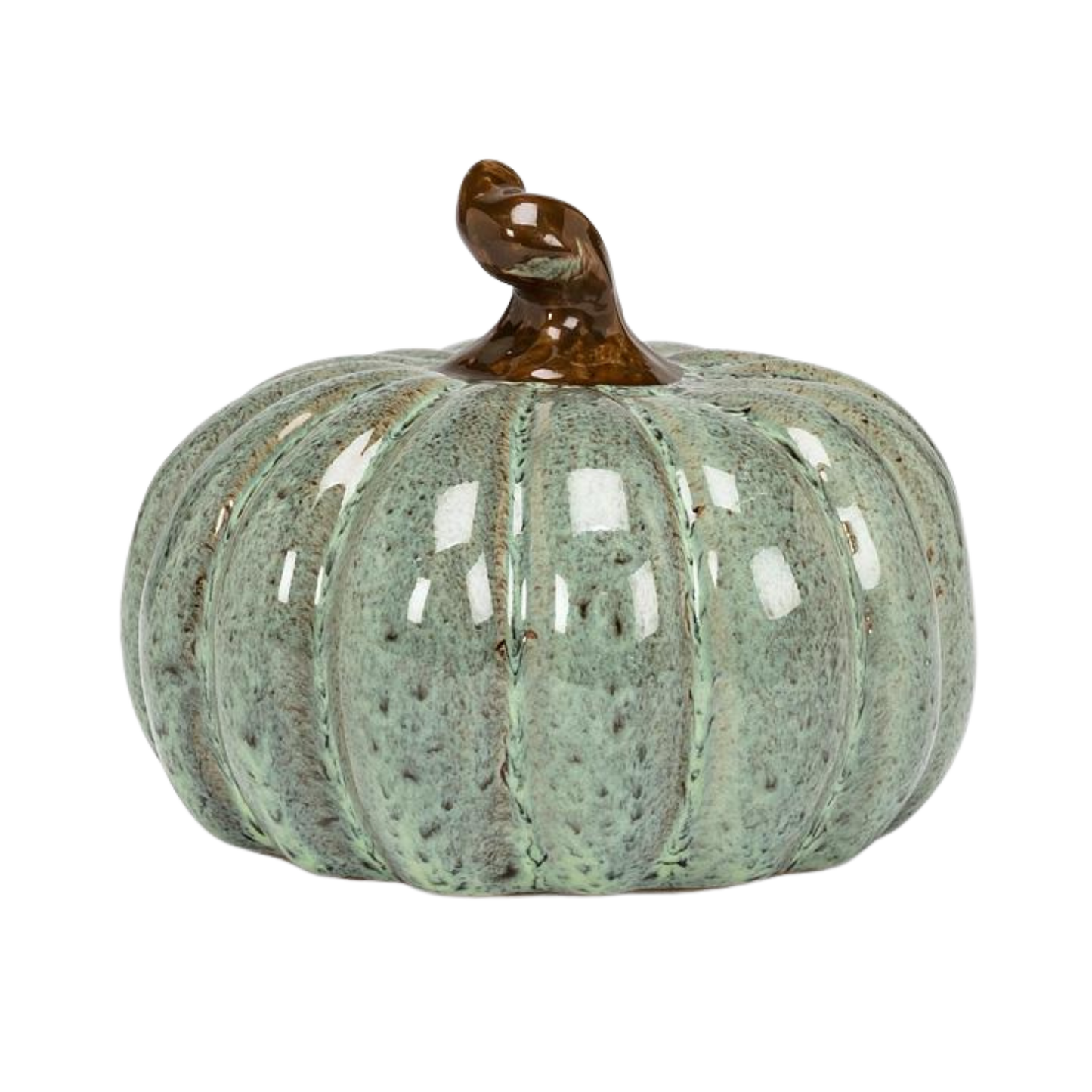Sm Low Pumpkin-Sage-3"H