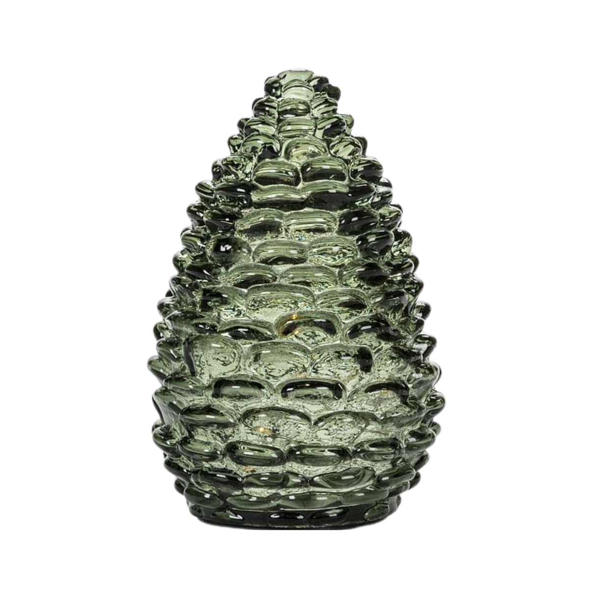Md Pinecone LED Light-Green-5.5"H