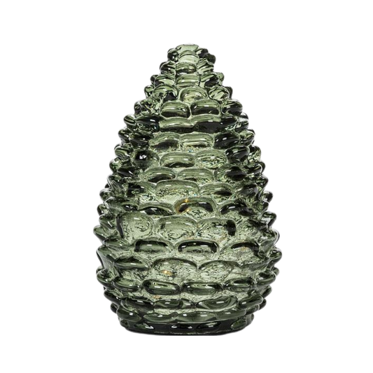 Md Pinecone LED Light-Green-5.5"H