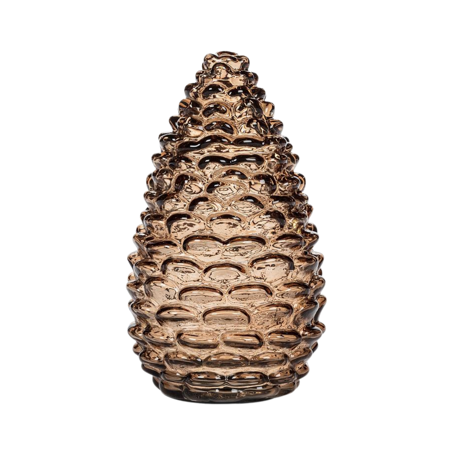 Lg Pinecone LED Light-Amber-8"H