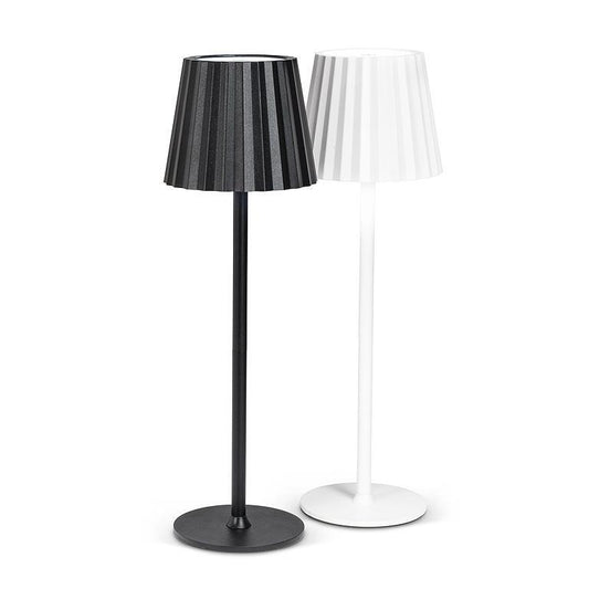 Fluted Shade 15" Table Lamp