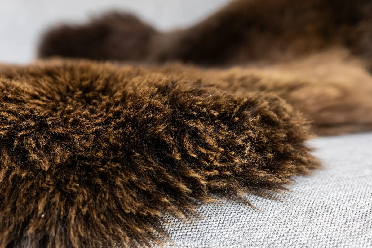 Texel sheepskin brown