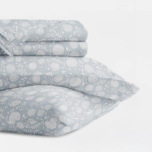 Bohemian Garden 300 Thread Count Cotton Patterned Sheet Set