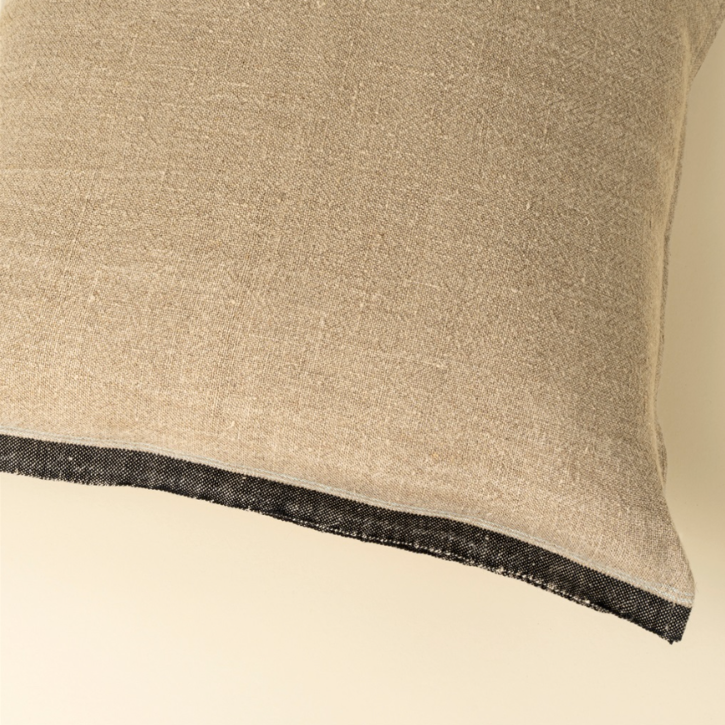 20x20 Selvage Linen Pillow, Denim