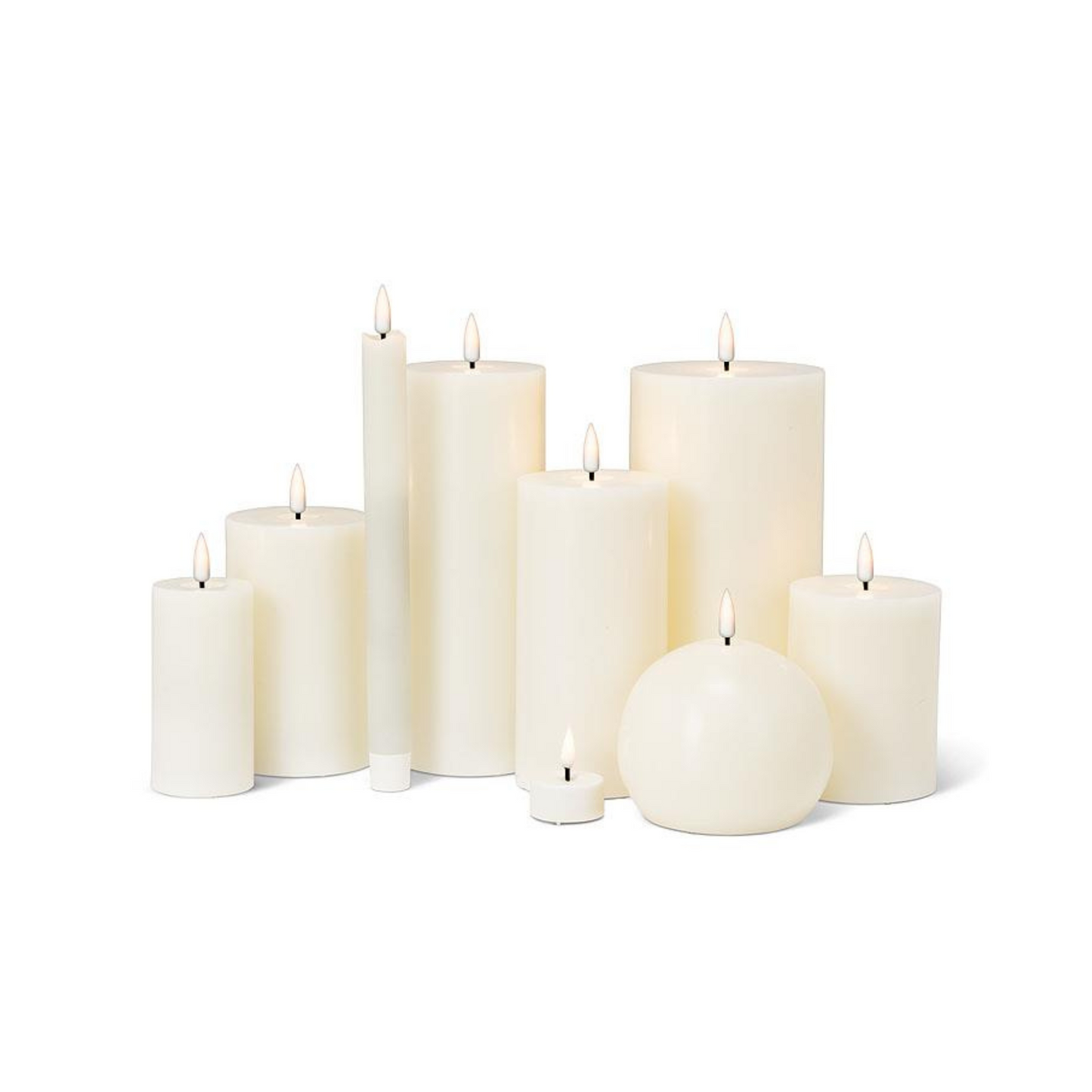 LED Taper Candle. Set of 2