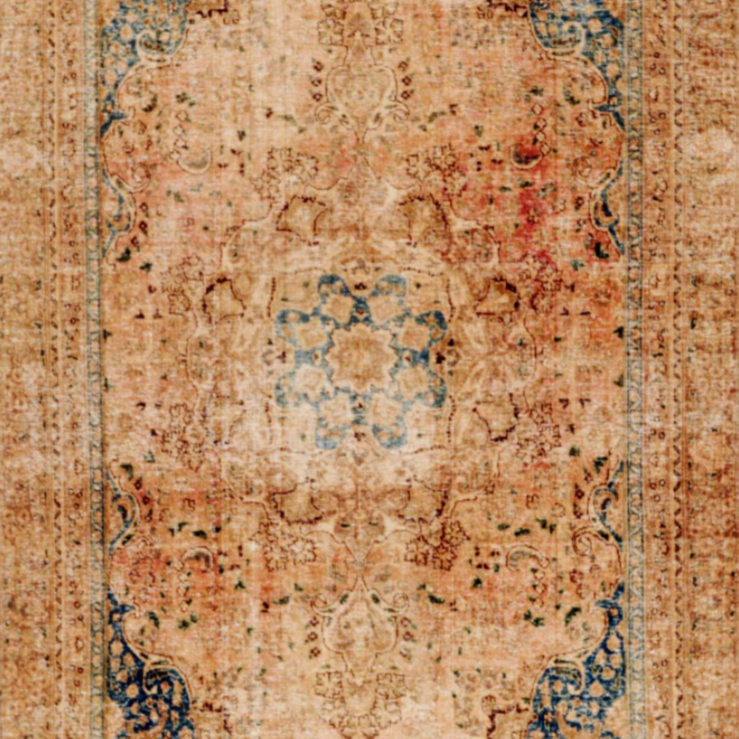 Sabzvar Stonewash Overdyed Vintage Hand Knotted Wool 5'9" x 9'0"