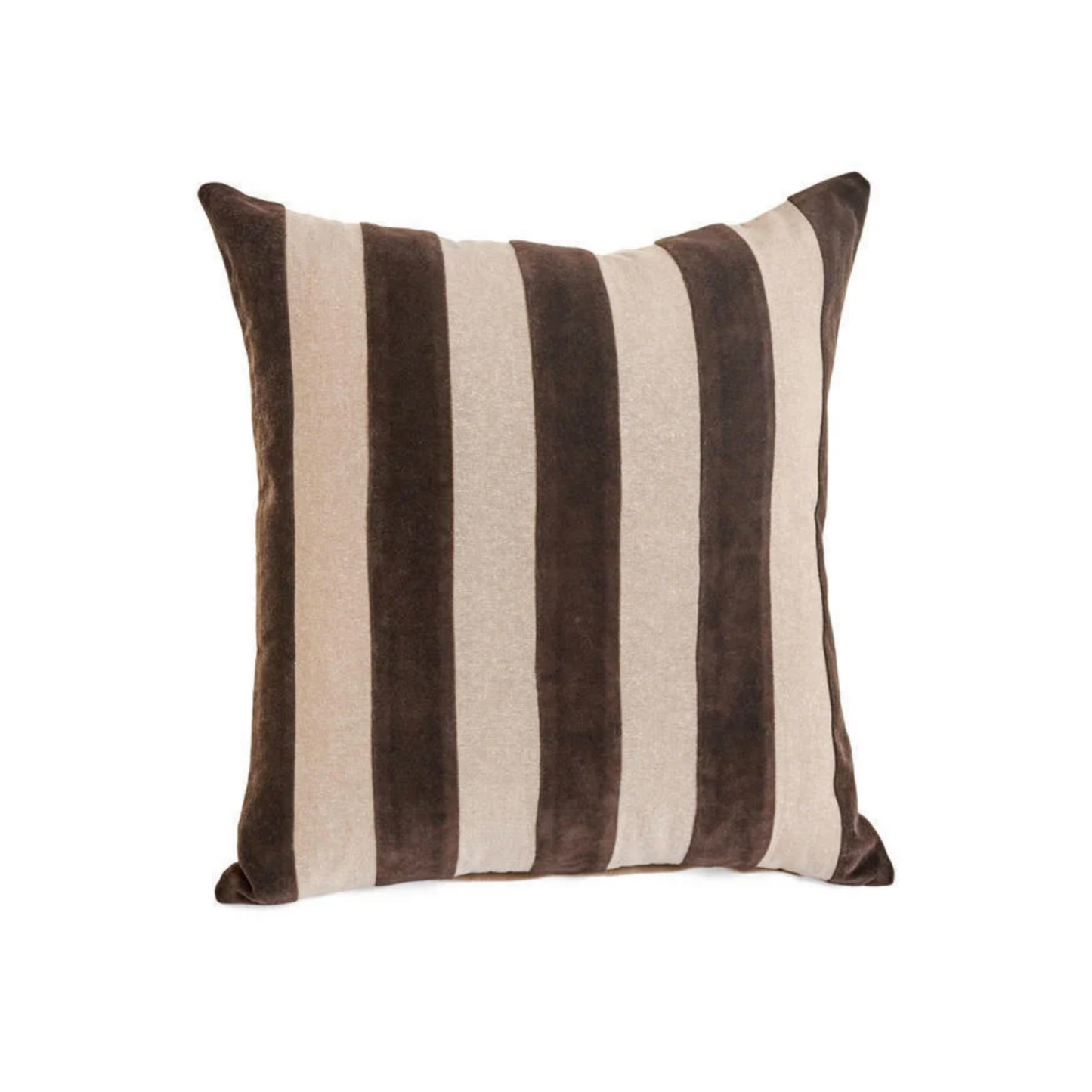Cushion Cotton/Velvet Stripes