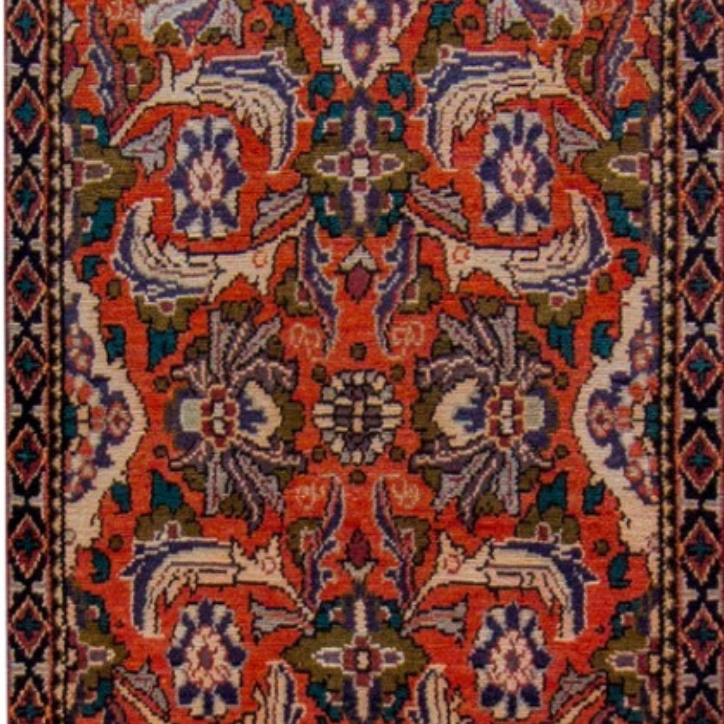Mehraban Semi-Antique Wool Runner 2'7" X 7'3"