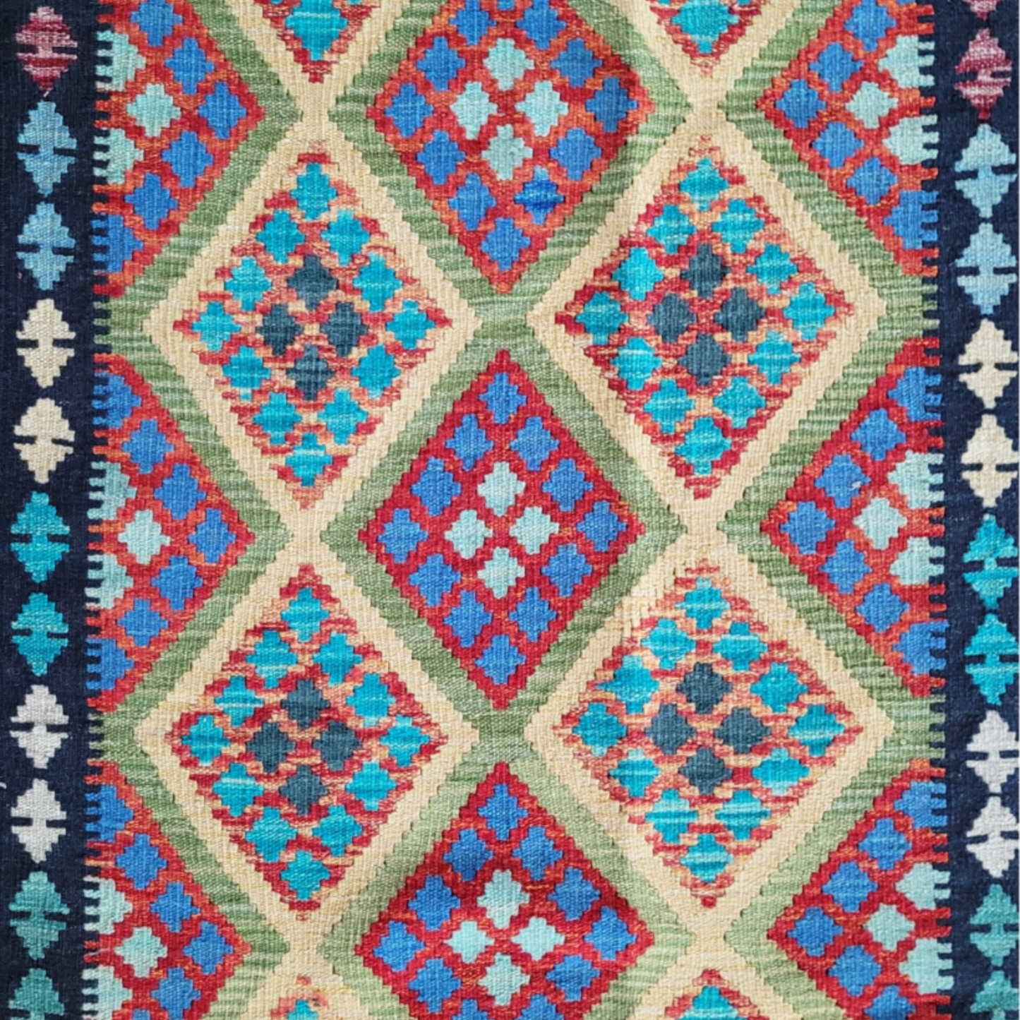 Kilim Maimana Wool Hand Woven 2'9" x 4'1"