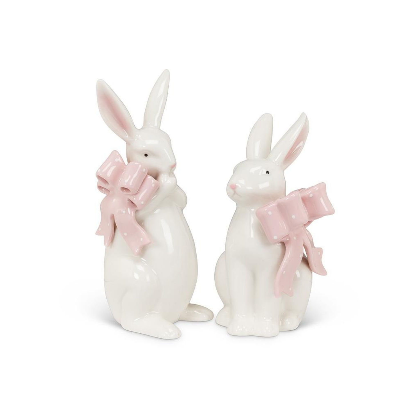 Sitting Bunny with Bow