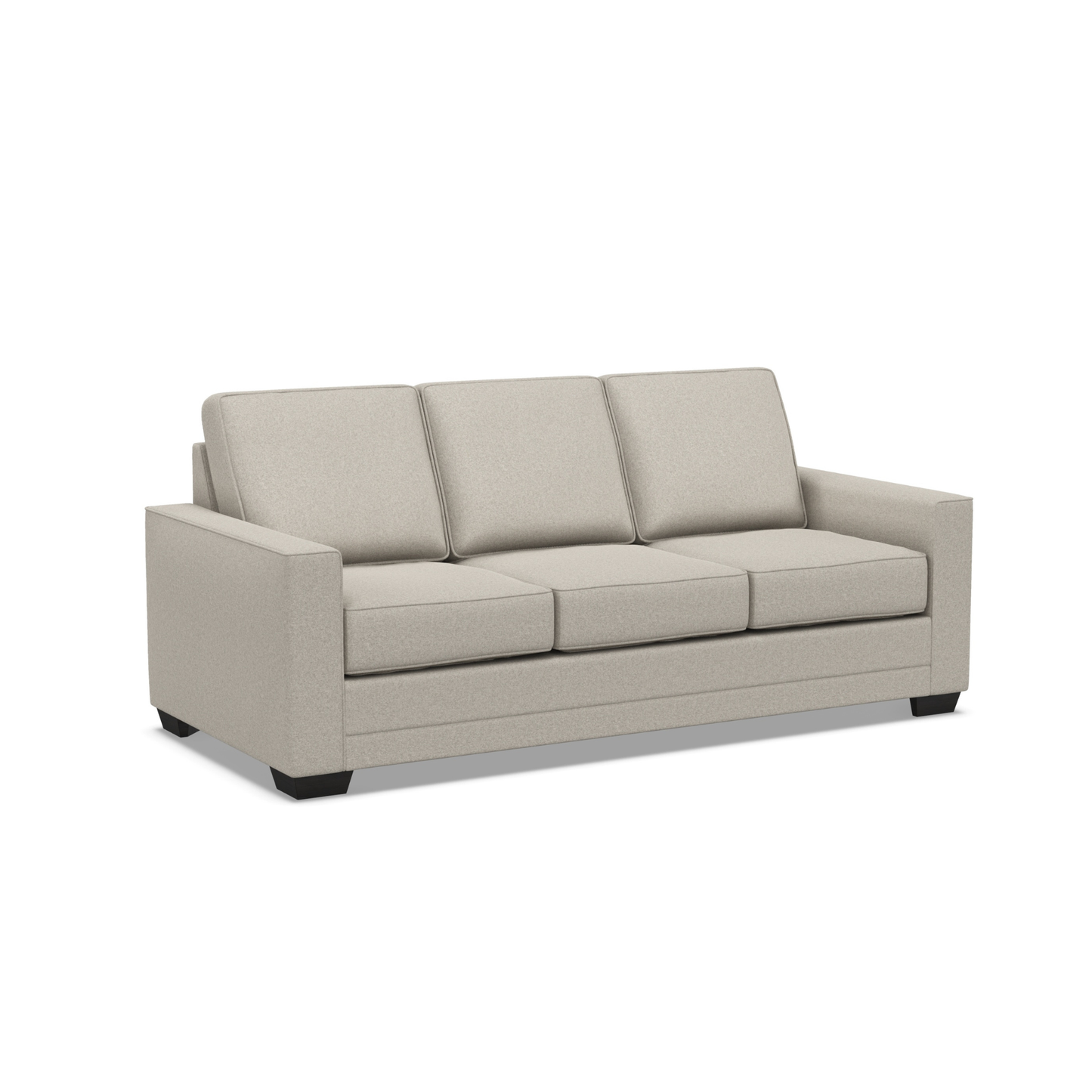 Custom Upholstery 3 over 3 Cushion Sofa