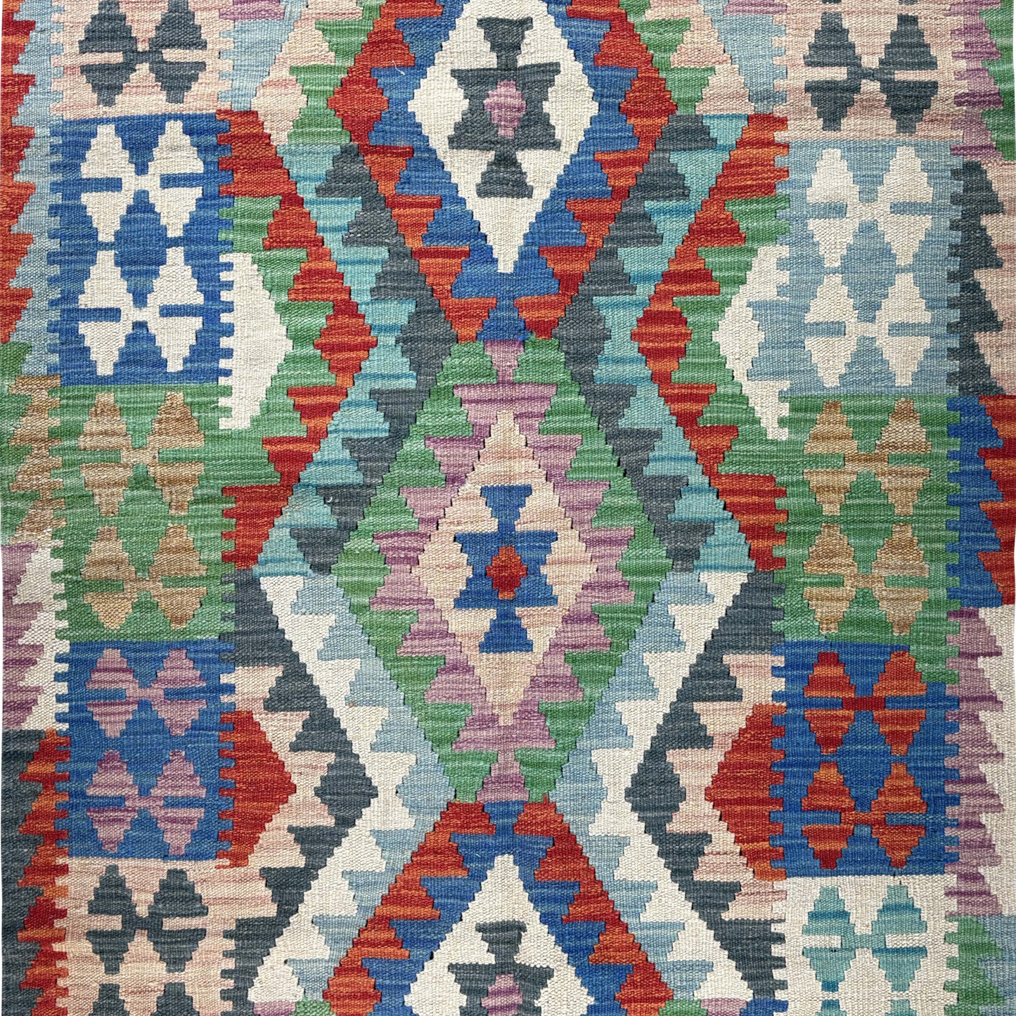 Kilim Maimana Wool Rug 3'4" x 5'4"